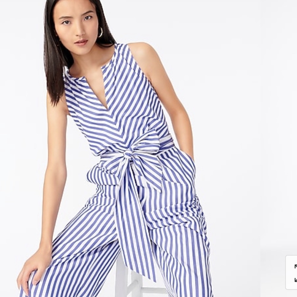 J CREW COTTON POPLIN JUMPSUIT💙